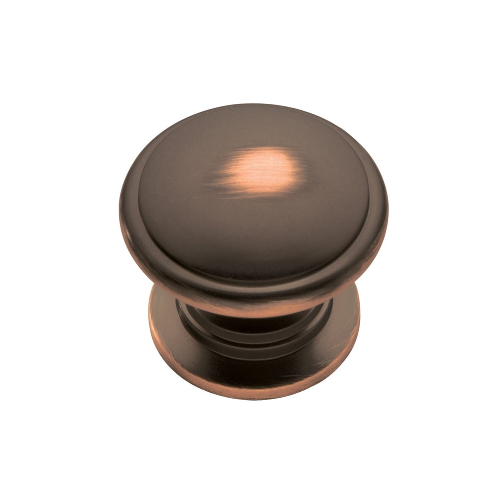 Williamsburg Knob 1-1/4 Inch Diameter Oil-Rubbed Bronze Highlighted Finish