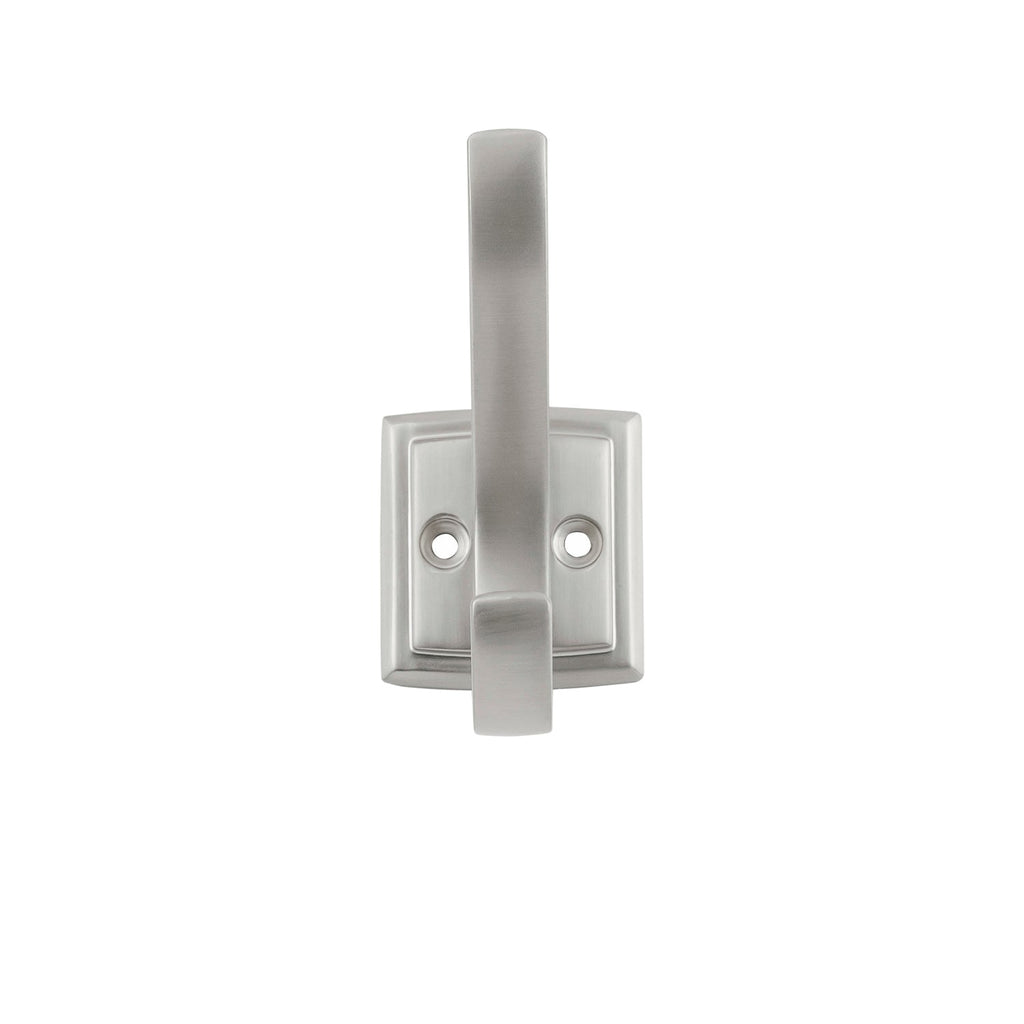 Dover Hook 3/4 Inch Center to Center Satin Nickel Finish