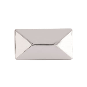 Bungalow Knob 1-3/4 Inch x 15/16 Inch Polished Nickel
