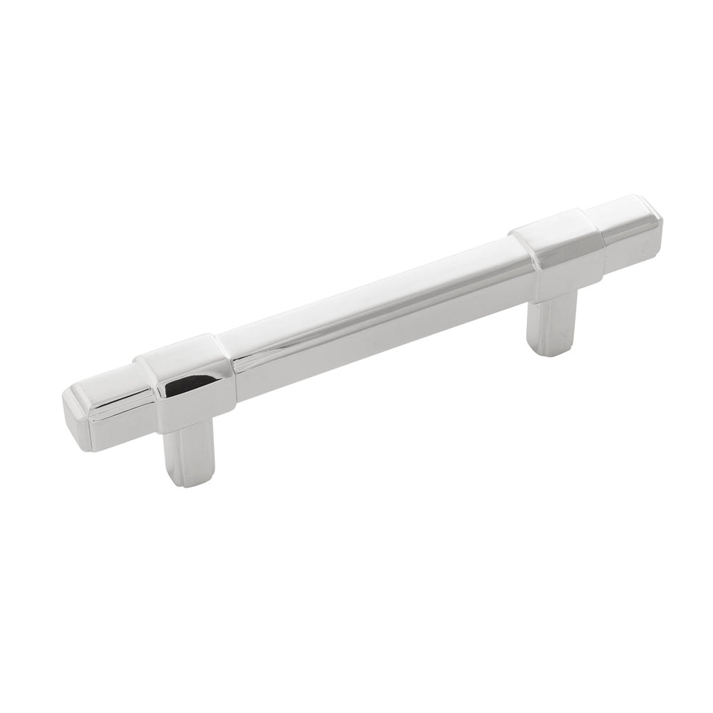 Monroe Pull 3-3/4 Inch (96mm) Center to Center Chrome