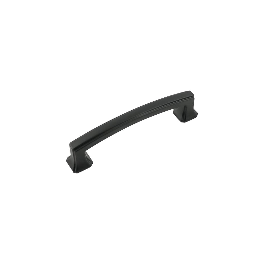 Bridges Pull 3-3/4 Inch (96mm) Center to Center Matte Black