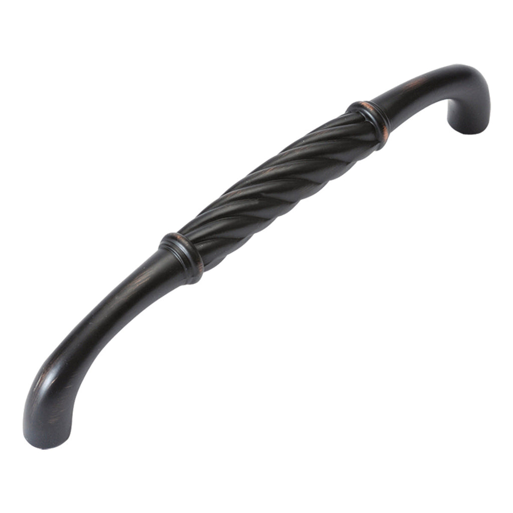 French Country Pull 5-1/16 Inch (128mm) Center to Center Vintage Bronze Finish