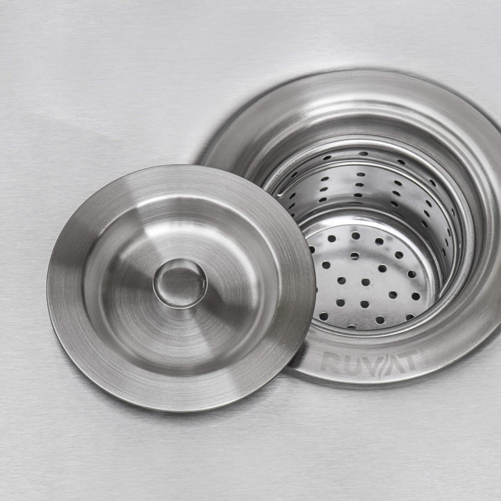 RVA1025 Kitchen Sink Basket StrainerStain