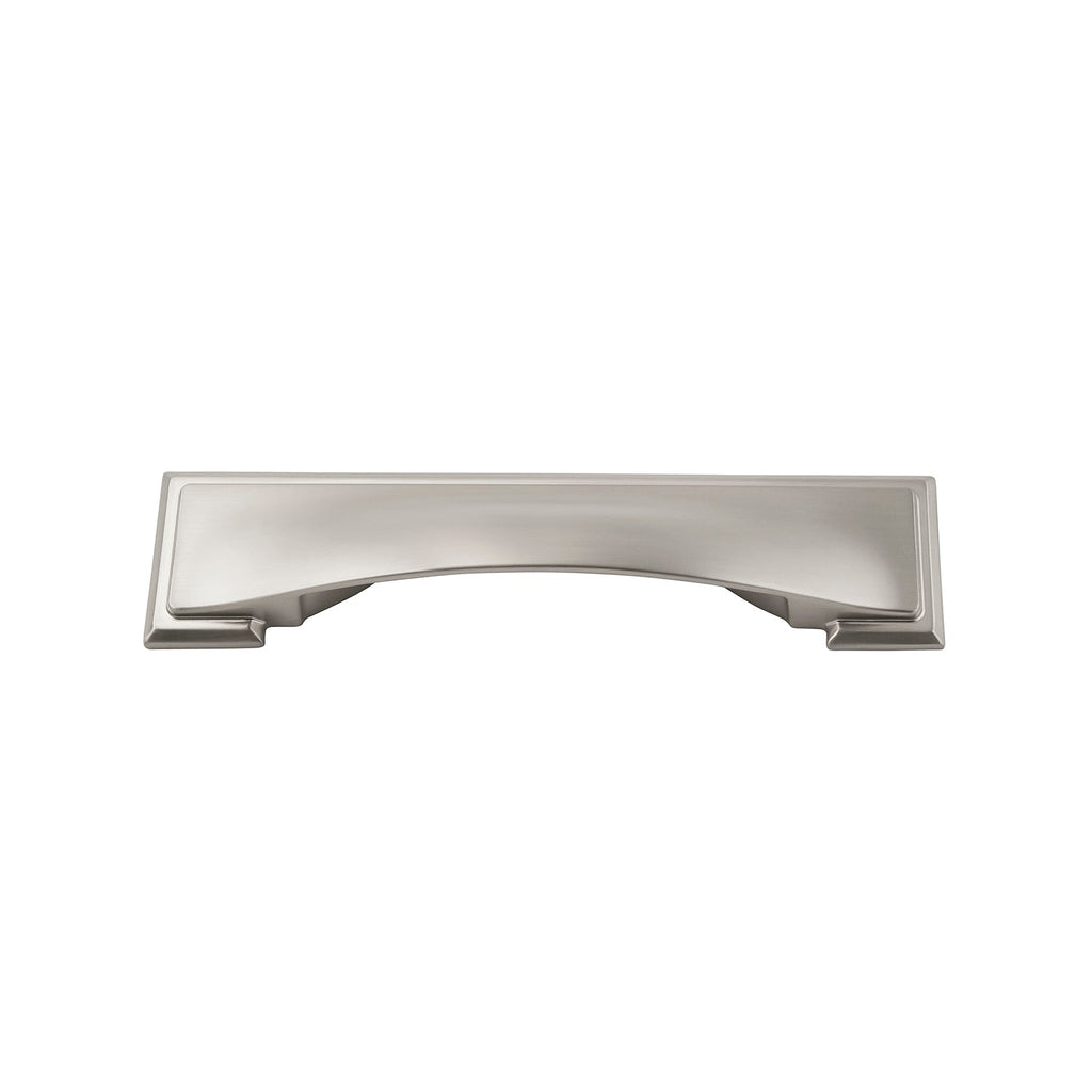 Dover Cup Pull 3 Inch, 3-3/4 Inch (96mm) & 5-1/16 Inch (128mm) Center to Center Satin Nickel Finish