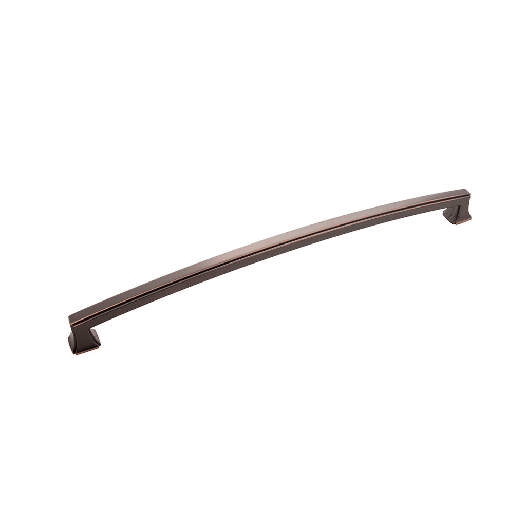 Bridges Pull 12 Inch Center to Center Oil-Rubbed Bronze Highlighted Finish