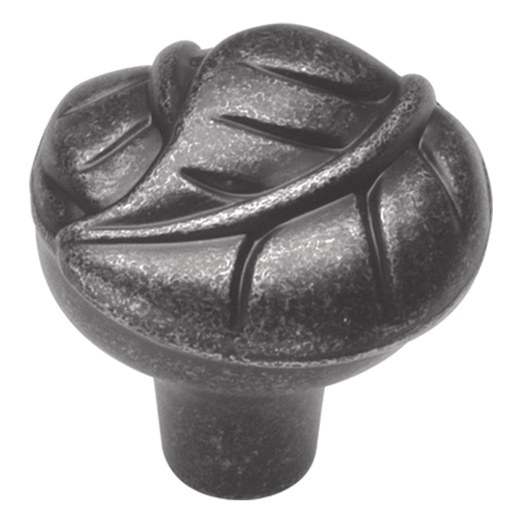 Natural Accents Knob 1-1/4 Inch Diameter Vibra Pewter Finish