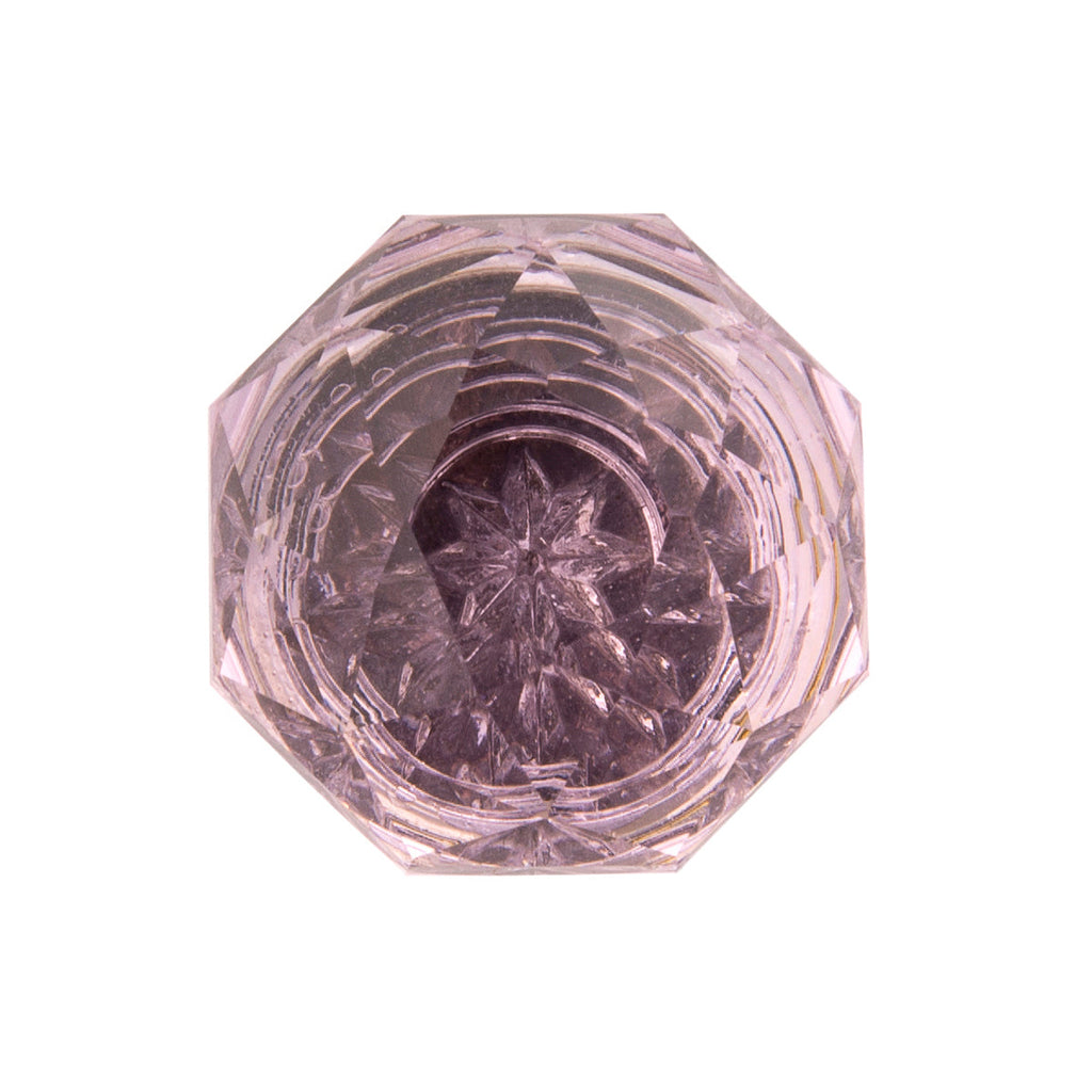 Crystal Palace Knob 1-1/4 Inch Diameter Glass with Chrome Finish