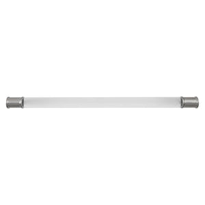 Midway Pull 12 Inch Center to Center Crysacrylic with Satin Nickel