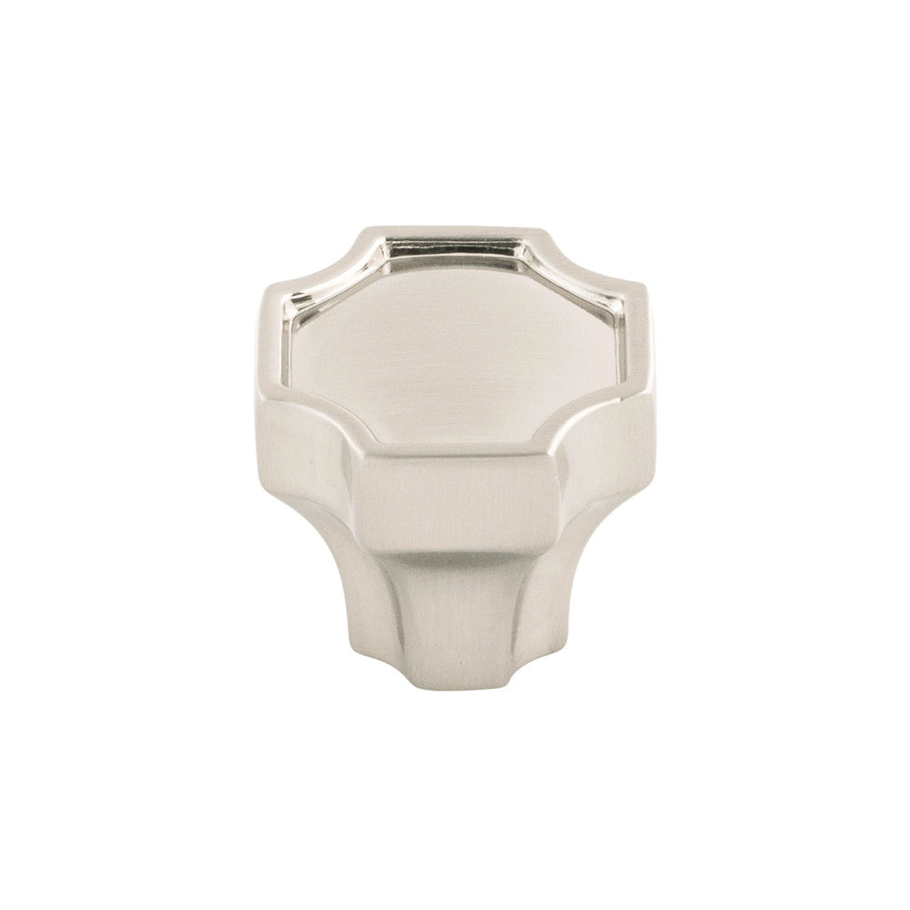 Monarch Knob 1-1/4 Inch x 1-1/4 Inch Satin Nickel