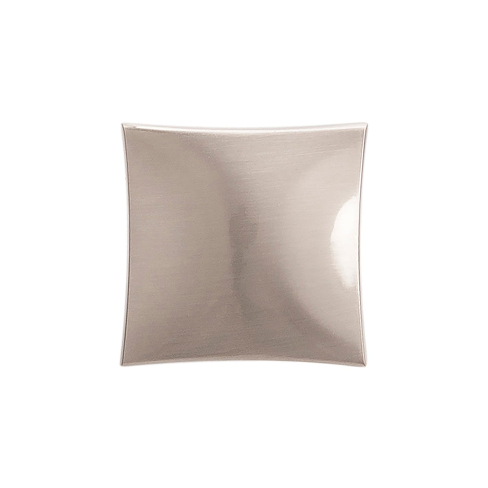 Twist Knob 1-1/4 Inch Square Satin Nickel