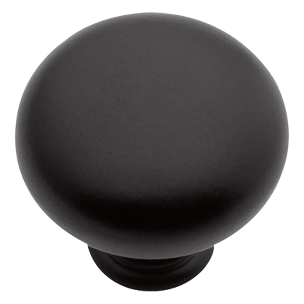 Modus Knob 1-1/4 Inch Diameter Matte Black Finish