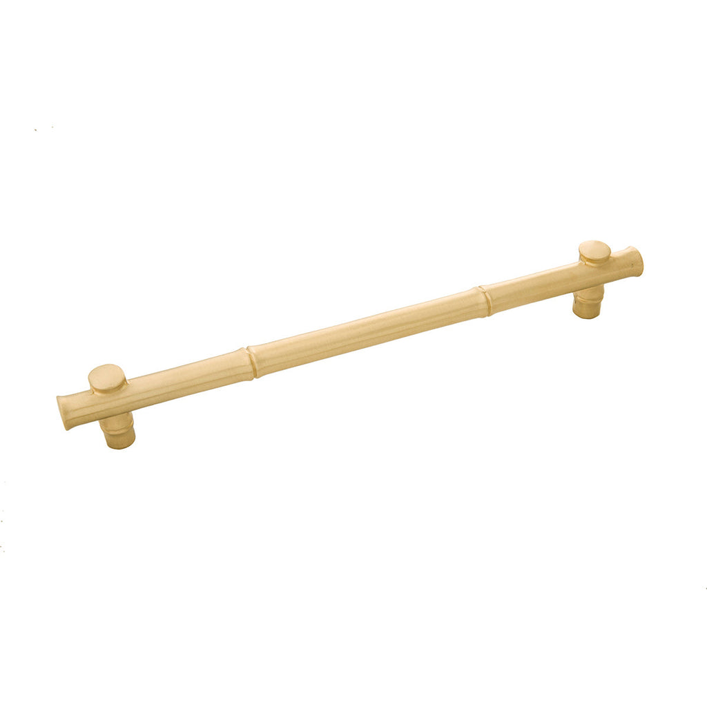 Junzi Pull 8-11/16 Inch (220mm) Center to Center Satin Brass Finish