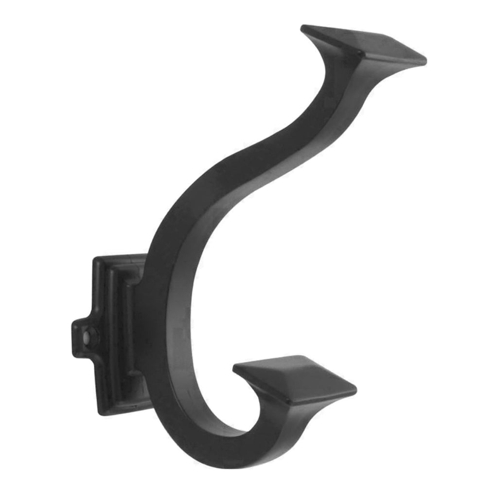 Bungalow Signature Hook 1-1/2 Inch Center to Center Matte Black Finish