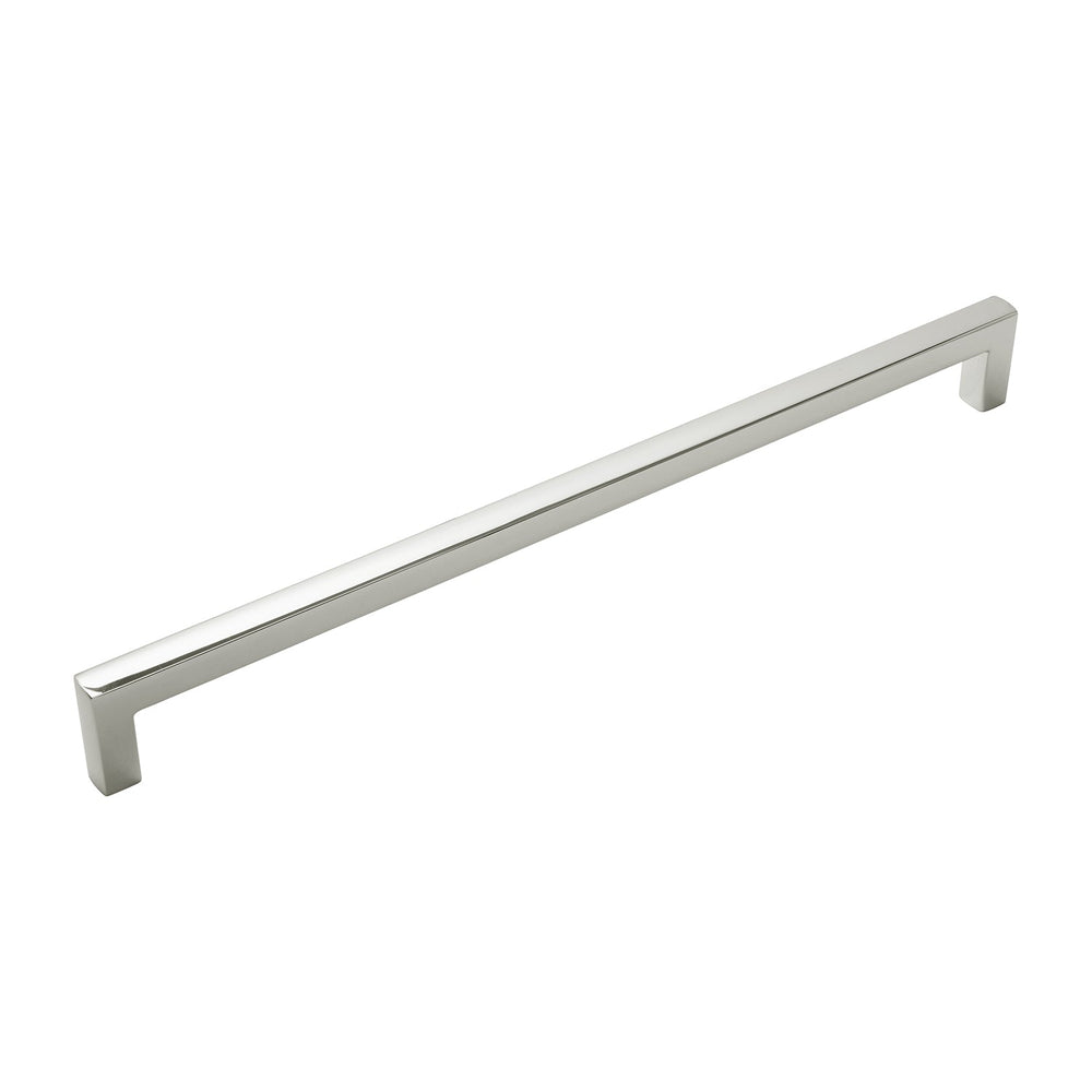 Coventry Pull 12 Inch Center to Center Polished Nickel