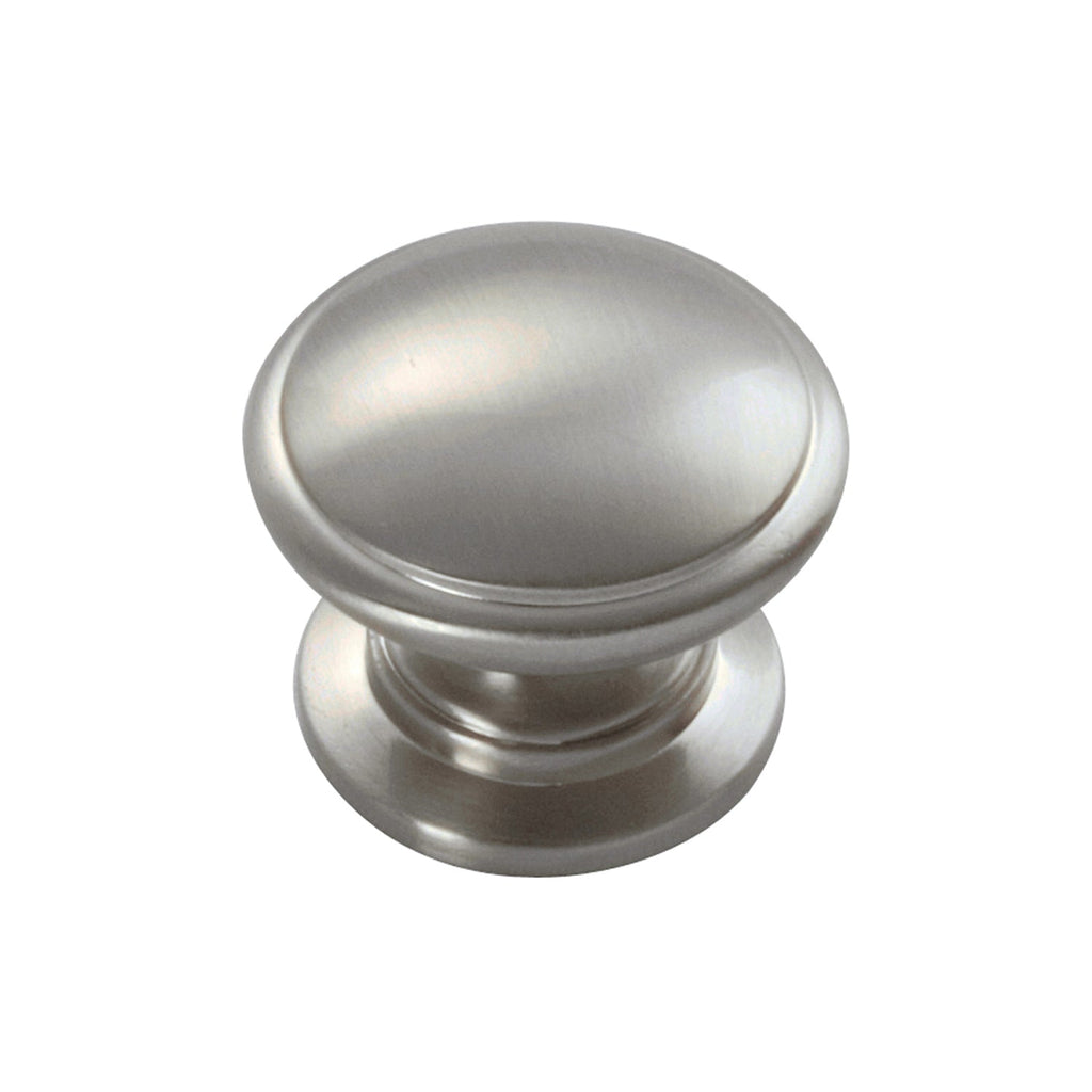 Williamsburg Knob 1-1/4 Inch Diameter Satin Nickel Finish