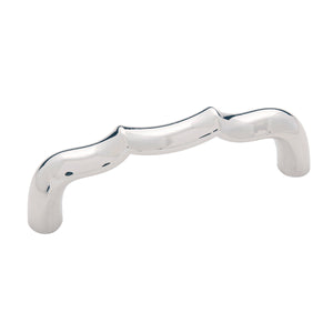 Trellis Pull 3 Inch Center to Center Polished Nickel