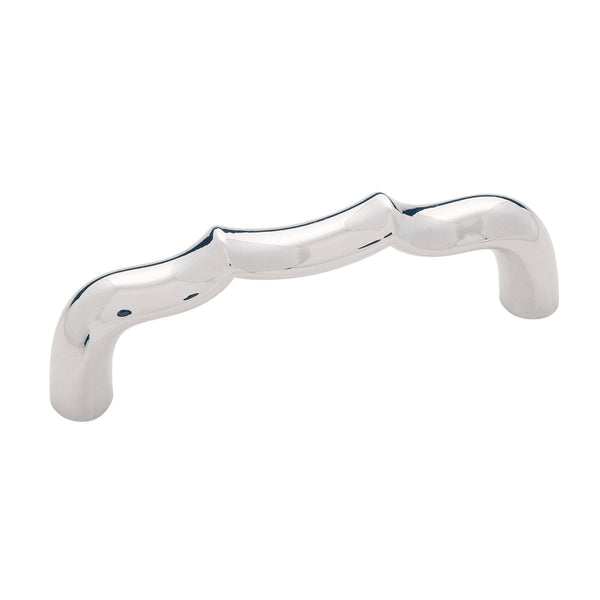 Trellis Pull 3 Inch Center to Center Polished Nickel