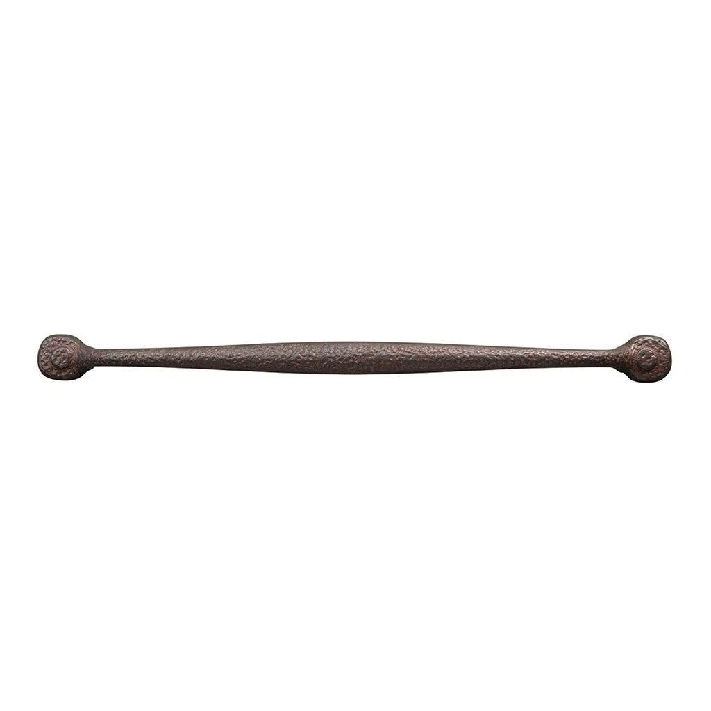 Refined Rustic Pull 12 Inch Center to Center Rustic Iron Finish