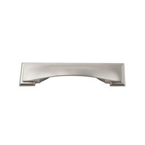 Dover Cup Pull 3 Inch, 3-3/4 Inch (96mm) & 5-1/16 Inch (128mm) Center to Center Satin Nickel