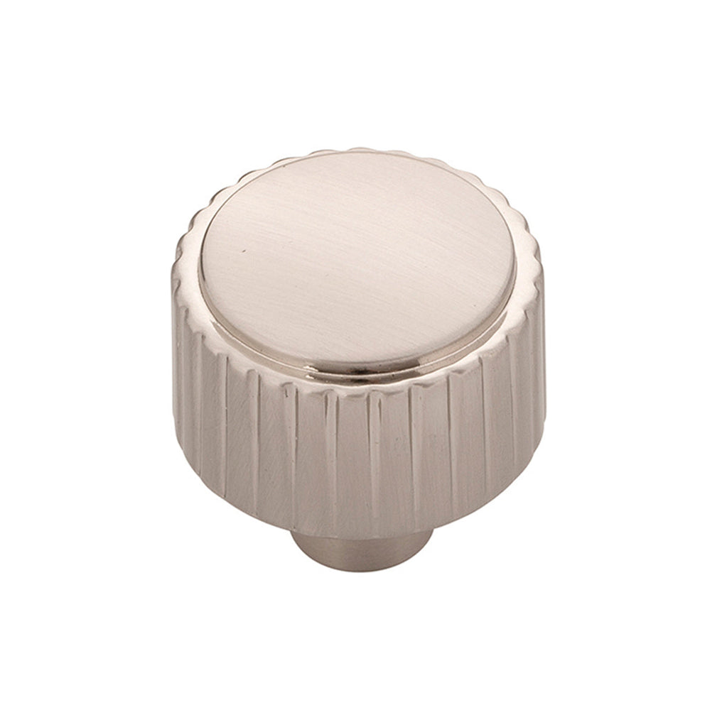 Sinclaire Knob 1-1/4 Inch Diameter Satin Nickel Finish