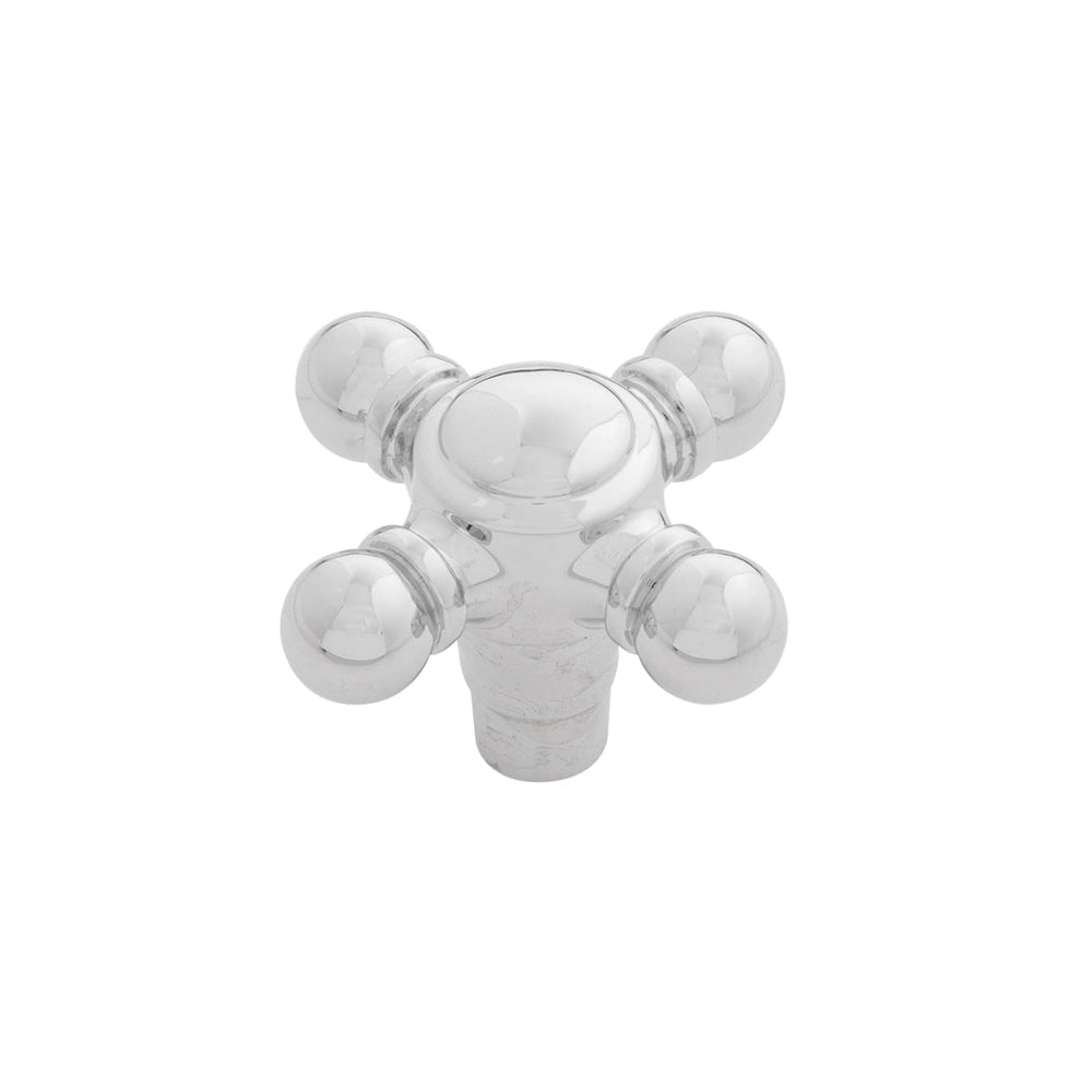 Fuller Knob 1-11/16 Inch x 1-11/16 Inch Chrome