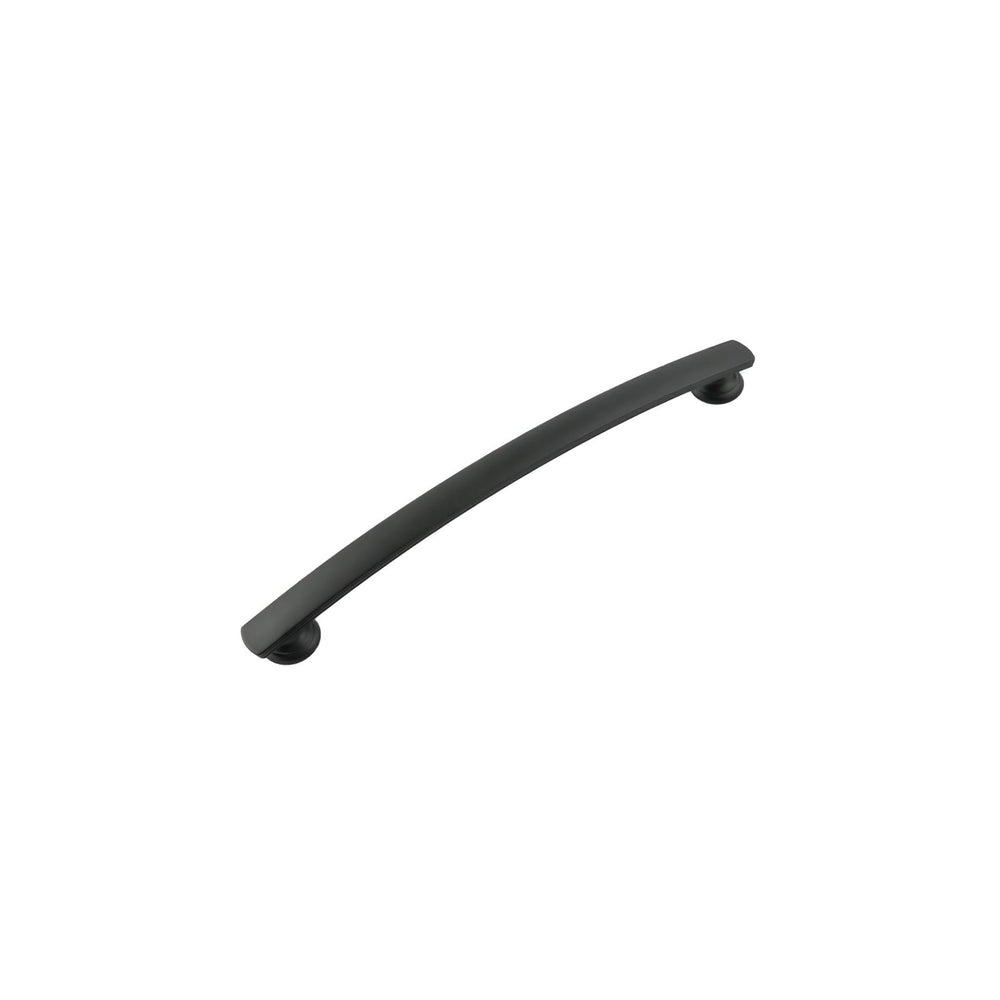 American Diner Pull 7-9/16 Inch (192mm) Center to Center Matte Black