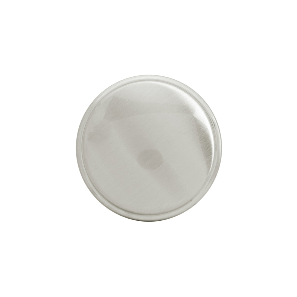 Piper Knob 1-1/4 Inch Diameter Satin Nickel Finish
