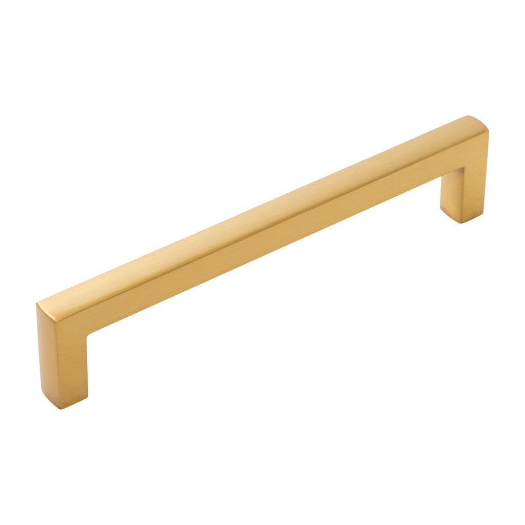 Coventry Pull 6-5/16 Inch (160mm) Center to Center Brushed Golden Brass Finish