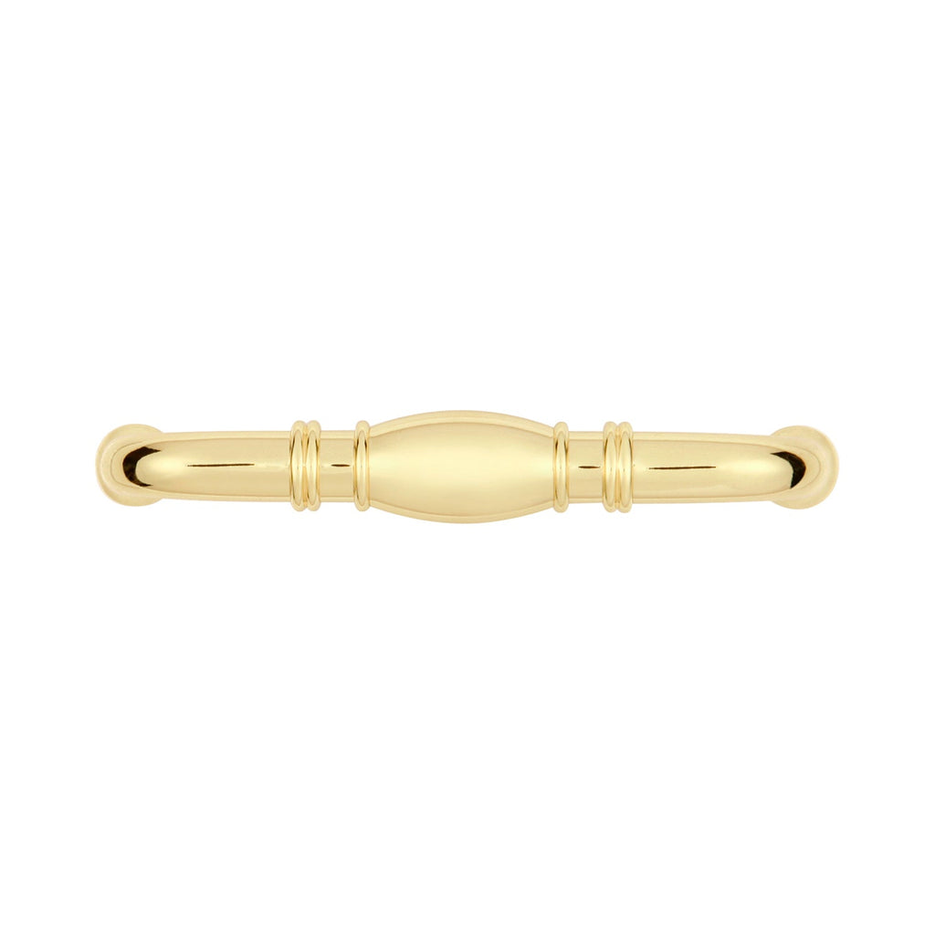 Williamsburg Pull 3 Inch Center to Center Polished Brass Finish