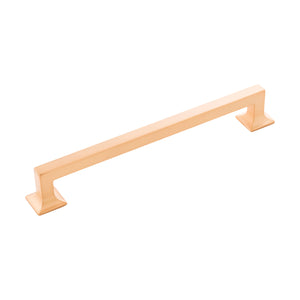 Studio Pull 8-13/16 Inch (224mm) Center to Center Brushed Golden Brass