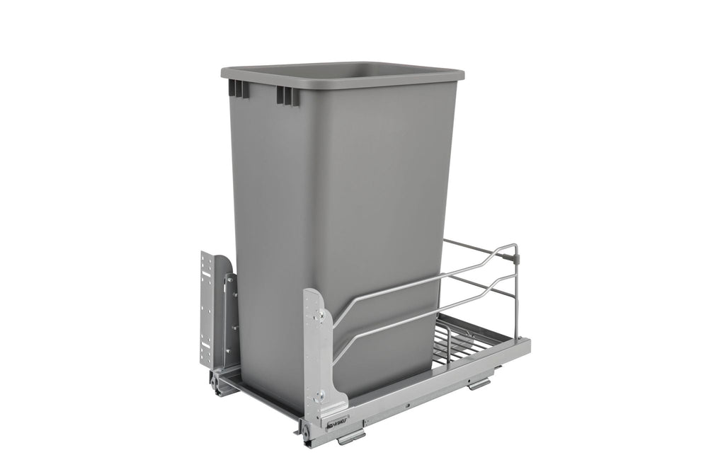 Euro Pullout Waste Basket B15 Single