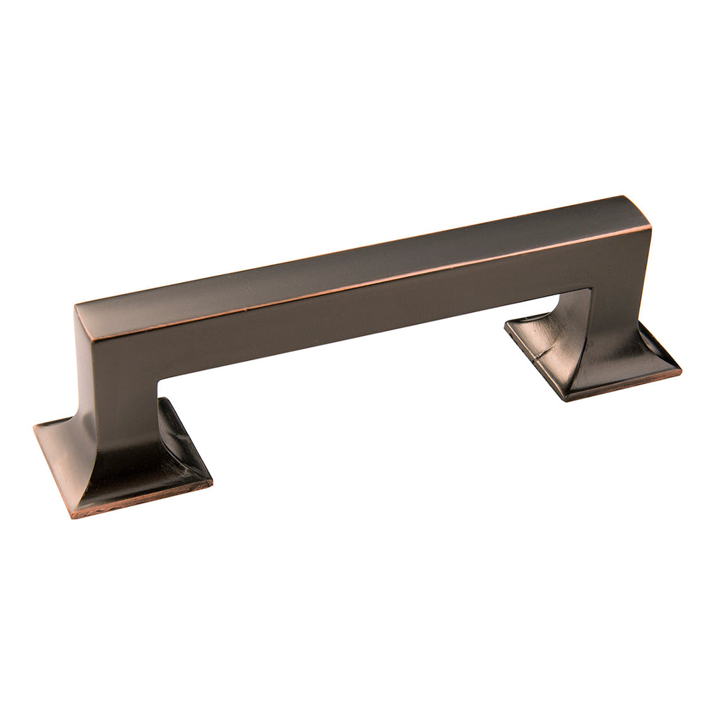 Studio Pull 3-3/4 Inch (96mm) Center to Center Oil-Rubbed Bronze Highlighted Finish