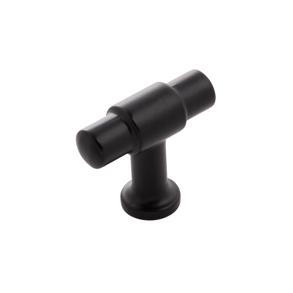 Piper T-Knob 1-5/8 Inch X 5/8 Inch Matte Black Finish