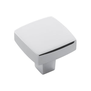 Coventry Knob 1-1/4 Inch Square Chrome
