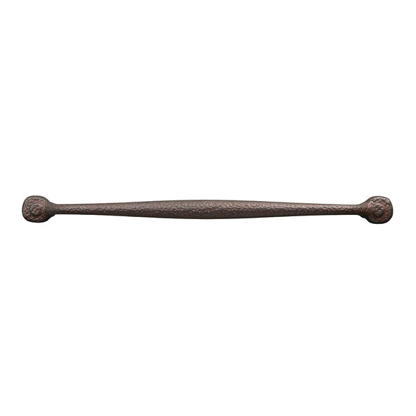 Refined Rustic Pull 12 Inch Center to Center Rustic Iron
