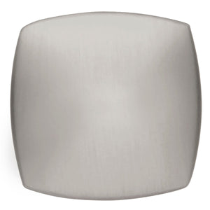 Euro-Contemporary Knob 1-1/2 Inch Square Stainless Steel