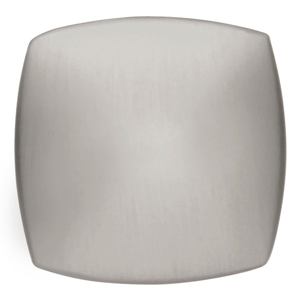 Euro-Contemporary Knob 1-1/2 Inch Square Stainless Steel