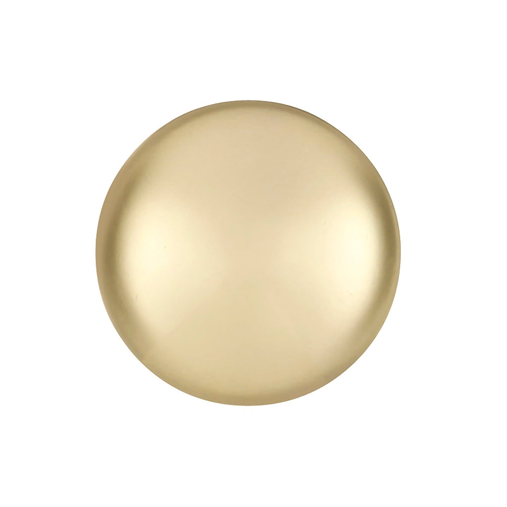 Williamsburg Knob 1-1/4 Inch Diameter Polished Brass Finish