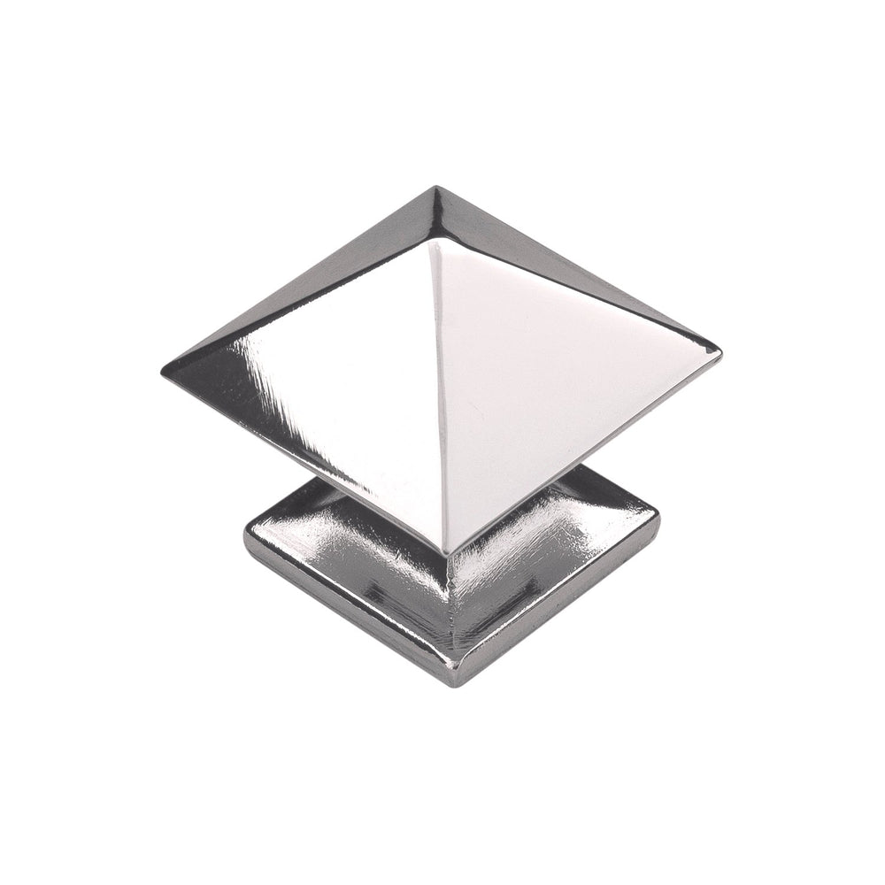 Studio Knob 1-1/4 Inch Square Polished Nickel