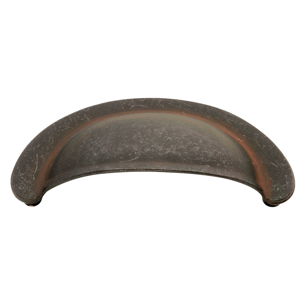 Manchester Cup Pull 2-3/4 Inch Center to Center Rustic Iron