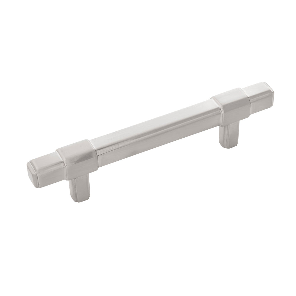 Monroe Pull 3-3/4 Inch (96mm) Center to Center Satin Nickel