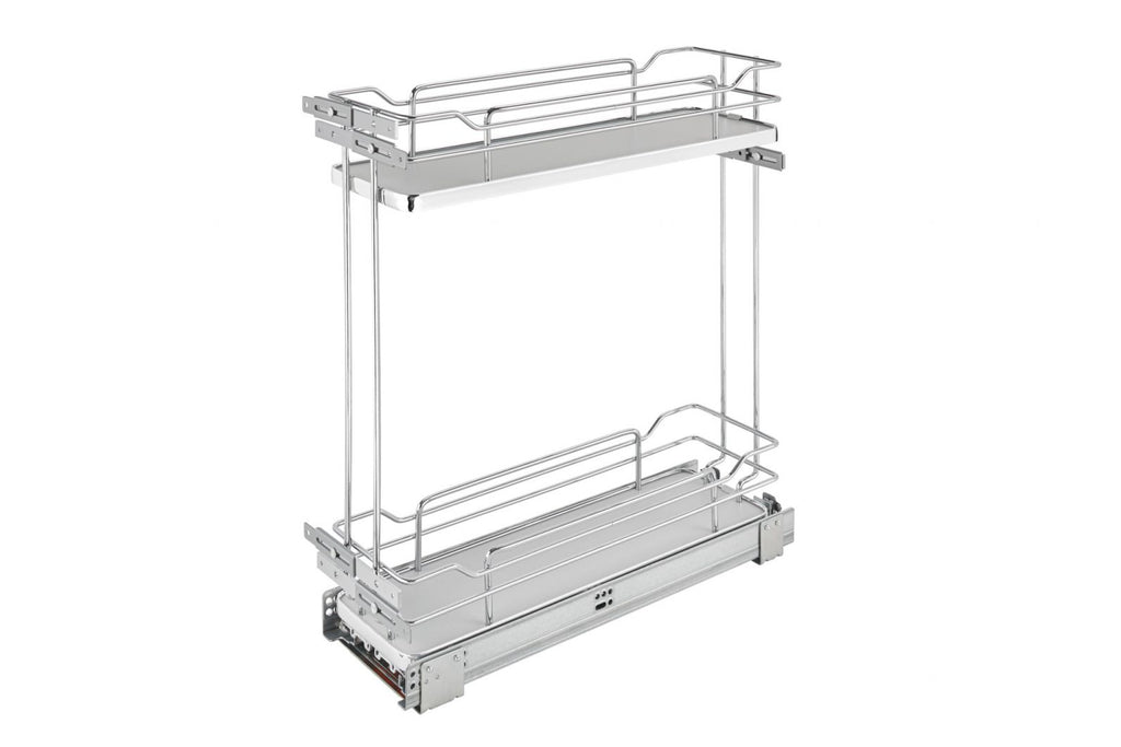 Euro Pullout 9.5'' Two Tier Shelf Organizer CHR