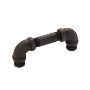 Pipeline Pull 3 Inch Center to Center Vintage Bronze