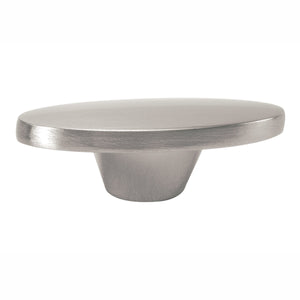 Luna Knob Oval 1-5/8 Inch x 15/16 Inch Satin Nickel