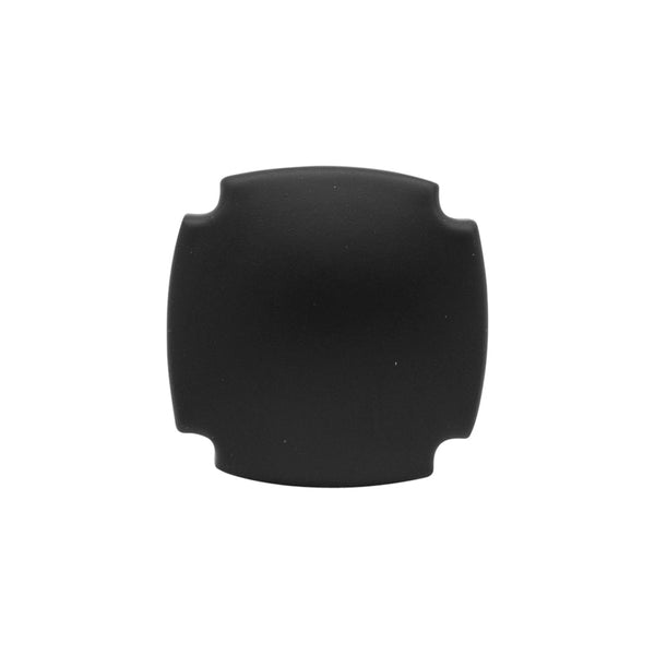 Veranda Knob 1-1/8 Inch Square Matte Black