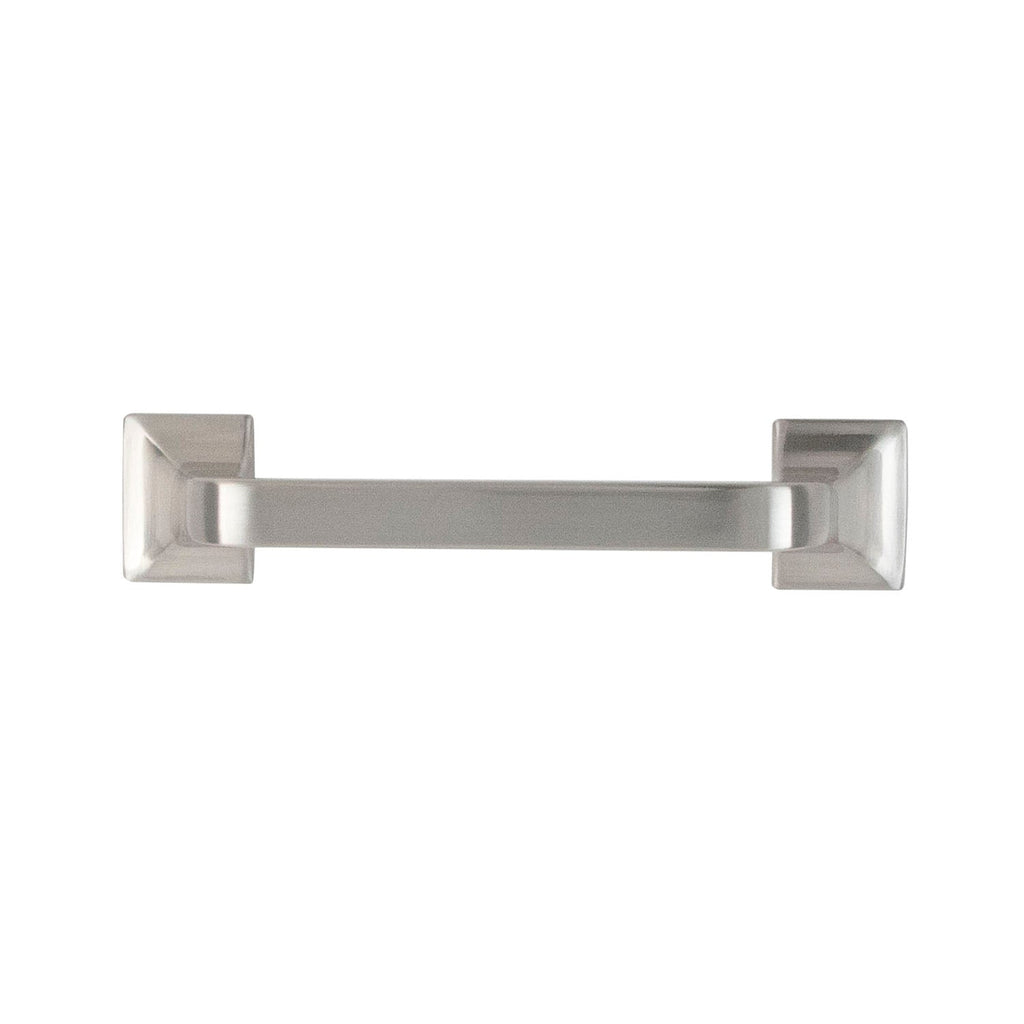 Forge Pull 3-3/4 Inch (96mm) Center to Center Satin Nickel Finish