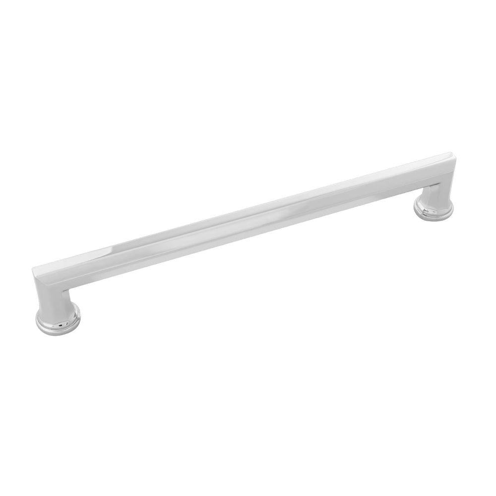 Facette Pull 8-11/16 Inch (220mm) Center to Center Polished Nickel
