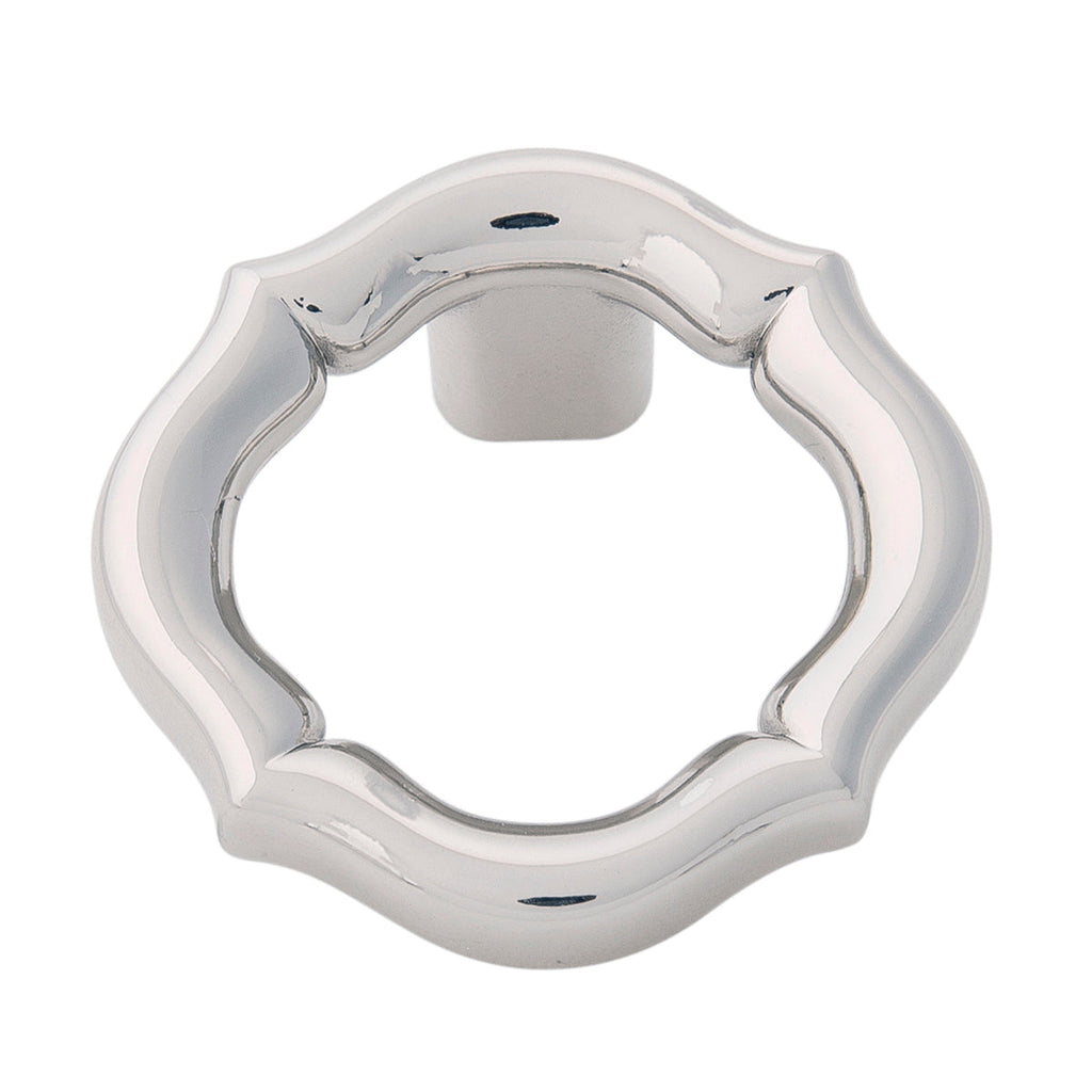 Trellis Pendant Pull 2 Inch Diameter Polished Nickel Finish