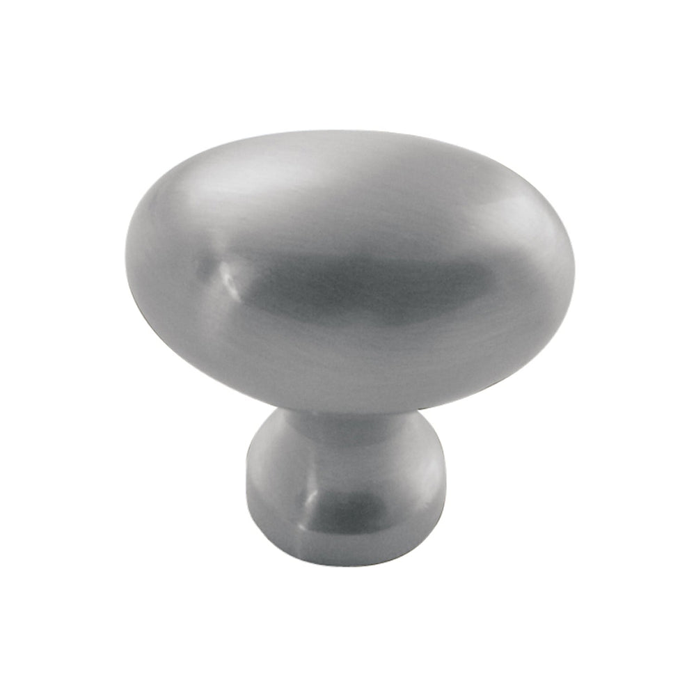 Williamsburg Knob 1-1/4 Inch X 13/16 Inch  Stainless Steel