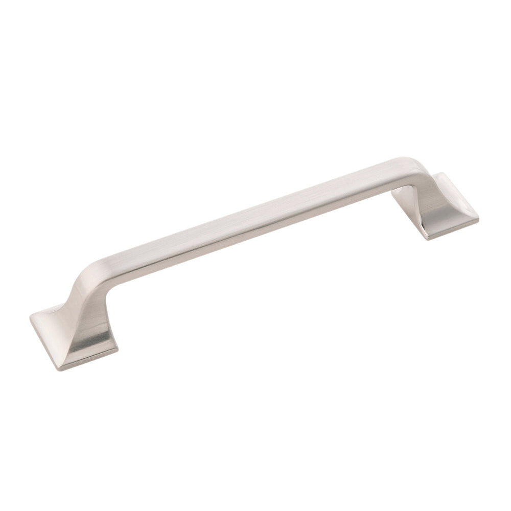 Forge Pull 5-1/16 Inch (128mm) Center to Center Satin Nickel